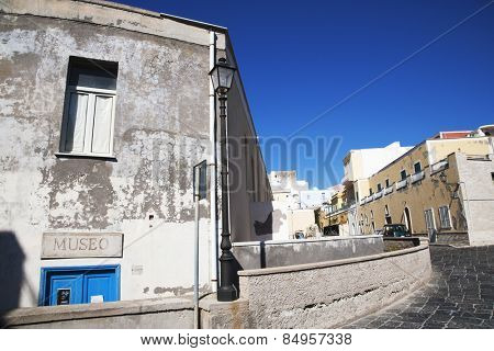 Museum in a town, Ponza, Province Of Latina, Lazio, Italy