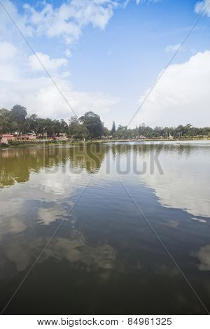 View of the Yercaud Lake, Yercaud, Tamil Nadu, India