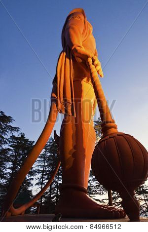 Lord Hanuman statue at Jakhoo Temple, Jakhoo Hill, Shimla, Himachal Pradesh, India