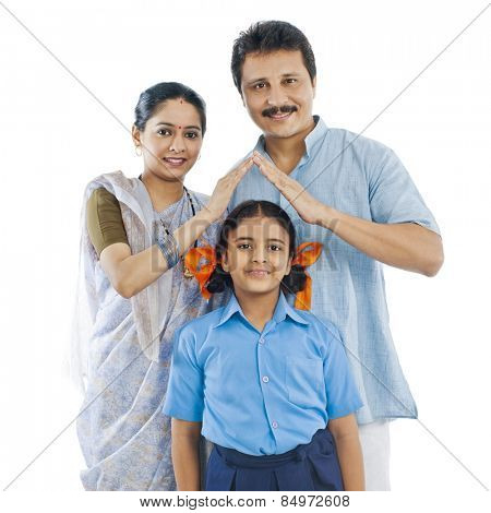 Portrait of a happy family
