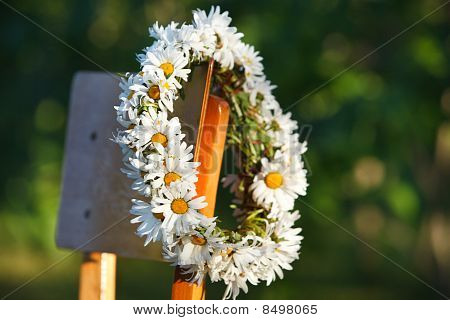 Chaplet จาก Daisies ขาว