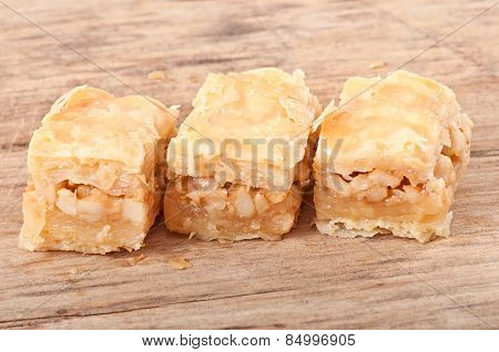 Eastern dessert baklawa