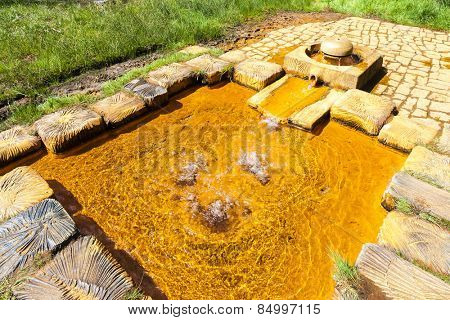 Emperor''s spring, nature reserve called Soos, Czech Republic