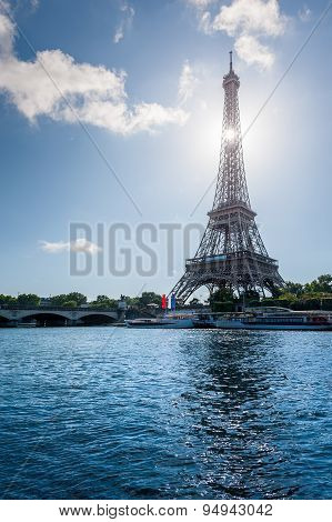 Paris - Eiffel Tower In The Sun