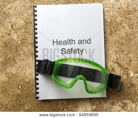 Health And Safety Register With Goggles