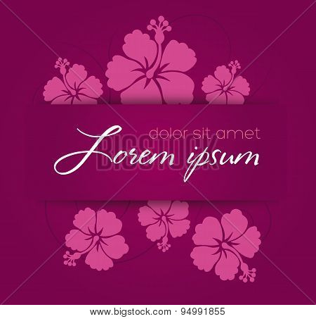 Abstract flower logo