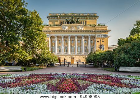 Alexandrinsky Theatre In Saint Petersburg