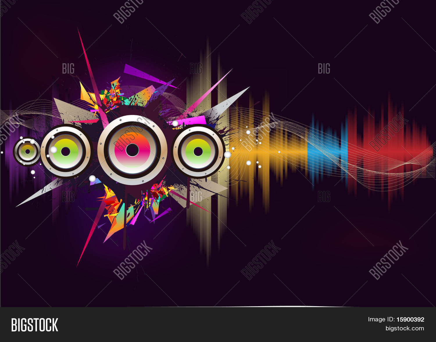Music Wave- Vector Vector & Photo (Free Trial) | Bigstock