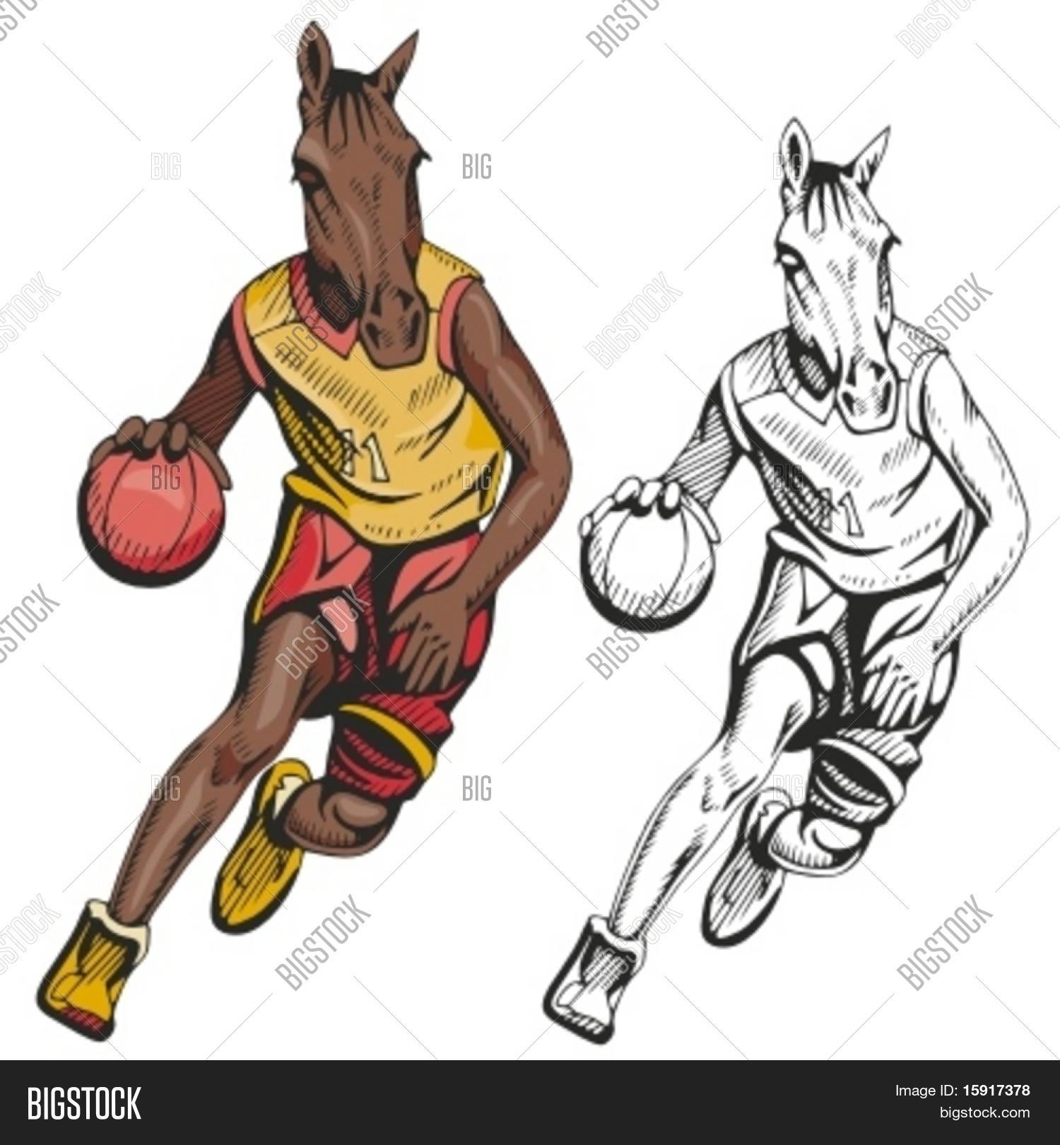 Horse Basketball Vector & Photo (Free Trial) Bigstock