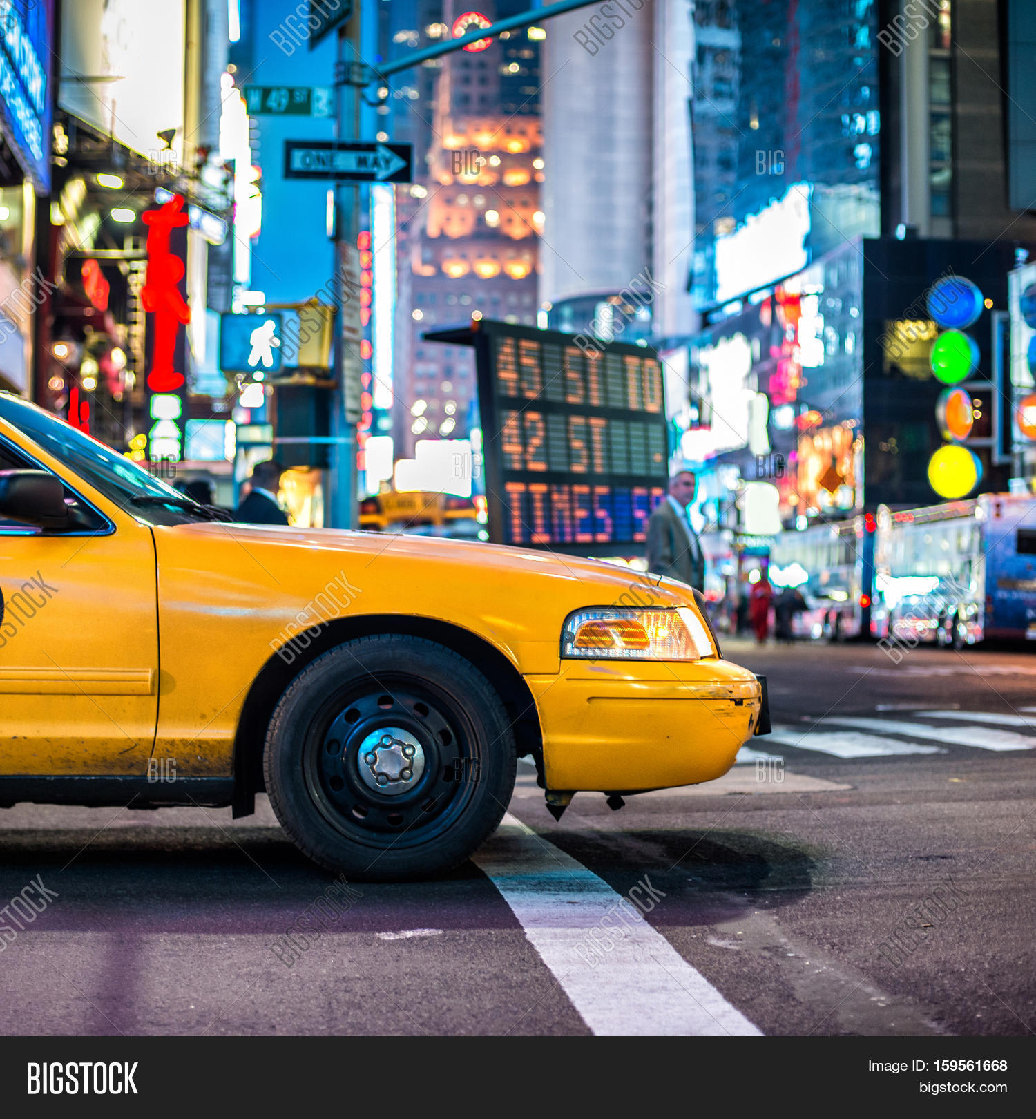 Yellow Cabs Manhattan Image & Photo (Free Trial) Bigstock