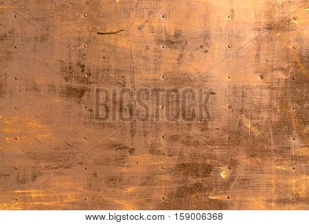 Abstract background with a orange and yellow texture of rust metal