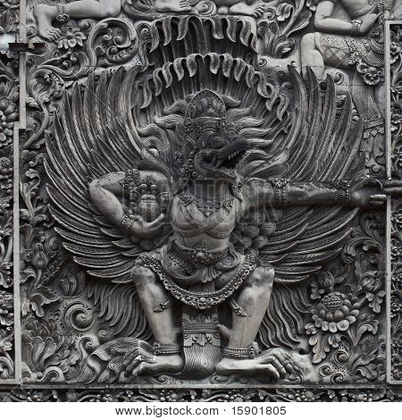 Escultura hindú antiguo bajorrelieve