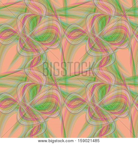 Seamless abstract computer generated fractal pattern design