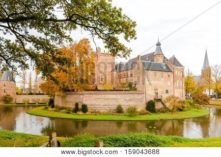 Tower of castle huis Bergh (Middle Ages) in 's Heerenberg in (Holland) The Netherlands