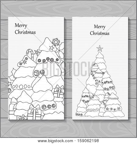 stock vector background. template for card cover poster. doodle christmas pattern