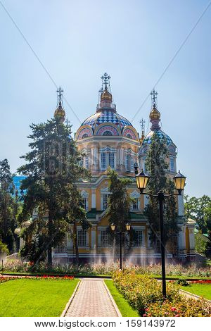 Zenkov Cathedral, Almaty, Kazakhstan