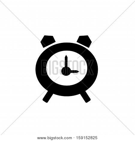 Alarm clock icon vector isolated morning early.