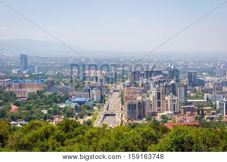 View Over Almaty Skyline