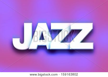 Jazz Concept Colorful Word Art