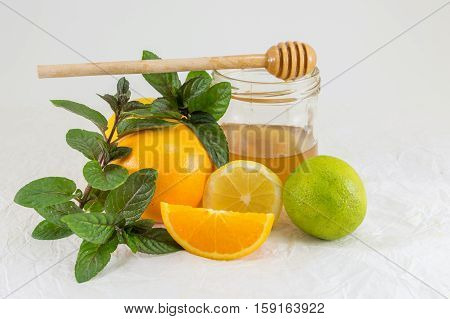 Honey Lemon Lime And Herbs