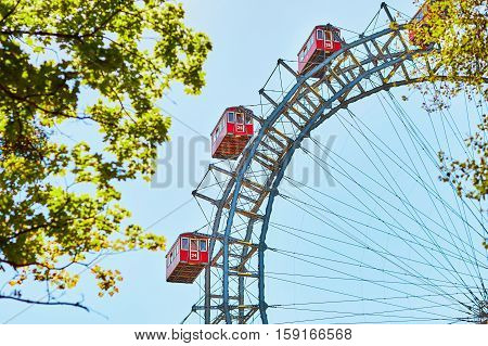 Famous Ferris Wheel Of Vienna