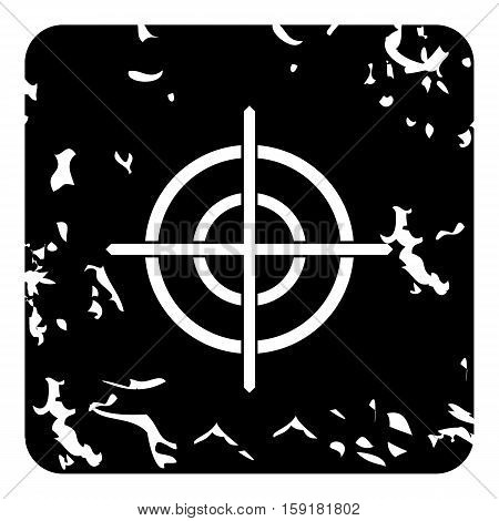 Sight icon. Grunge illustration of sight vector icon for web