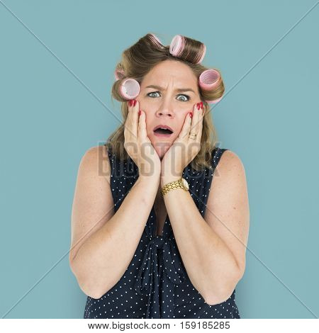 Woman Surprise Shock Stun Awful Concept