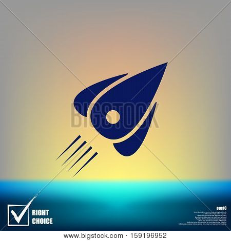 Rocket Icon Stock Vector