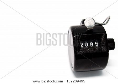 Year 2095 Counter on isolated white background