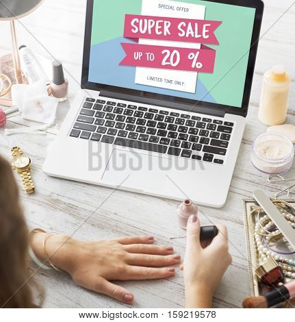Super Sale Price Discount Concept