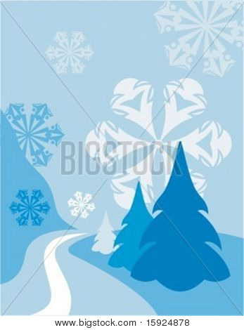 Winter Background Series.