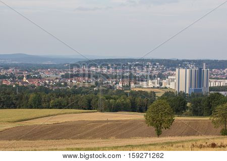 a nice summer landscape in bavaria next to schwandorf