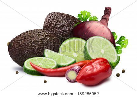 Ingredients For Guacamole Sauce, Paths