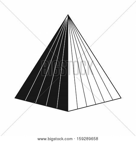 Symbol of the pyramid. Egypt, around 2800 BC. A symbol of wealth and of initiation into the magic of prosperity and abundance.