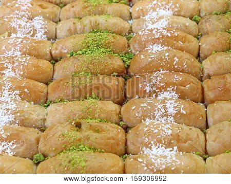 Baklava Cookies In Retail Market Display