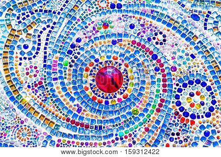 pattern design of gem stones background beautiful
