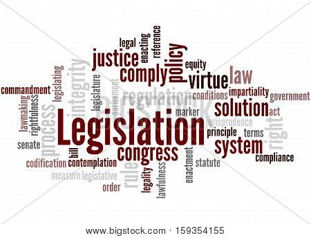 Legislation, Word Cloud Concept 2