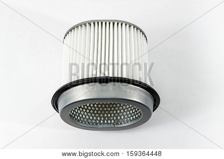 Car air filter. Isolated on white background.