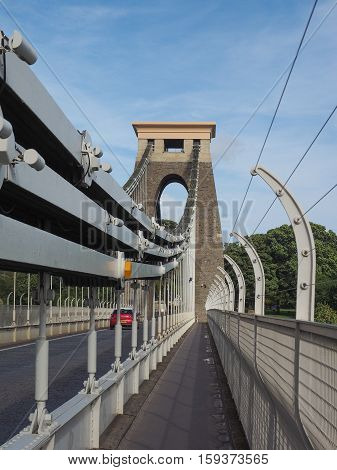 Clifton Suspension Bridge In Bristol