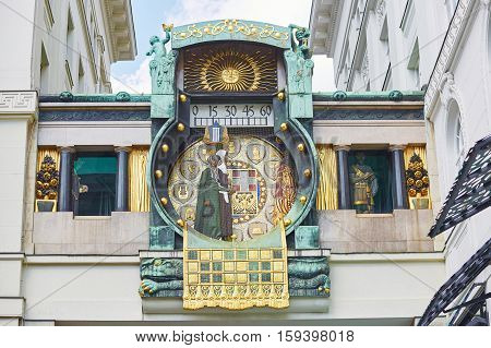 Ankeruhr (anker Clock), Famous Astronomical Clock In Vienna