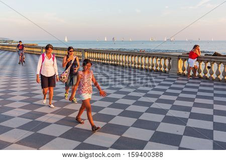Terrazza Mascagni In Livorno, Italy