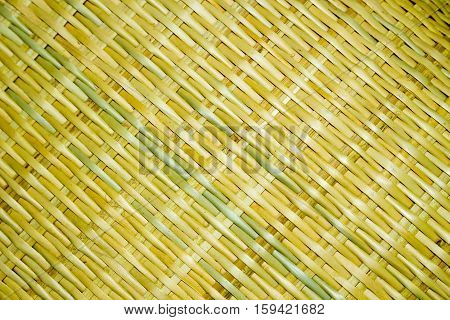 Thai Asian Wickerwork interlace abstract wall background