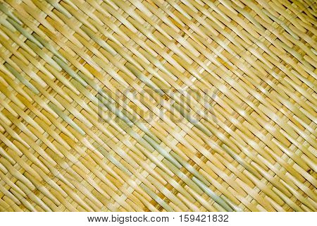 Thai Asian Wickerwork interlace abstract wall background