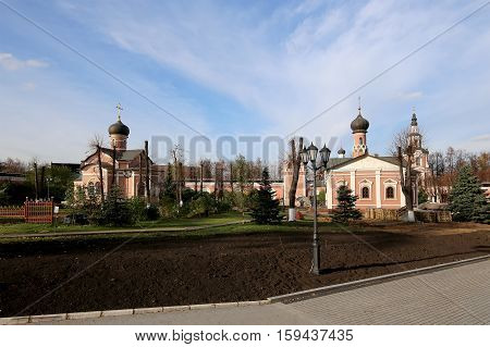 Donskoy Monastery. Medieval Russian Churches On The Territory -- Monastery Was Established In 1591 A