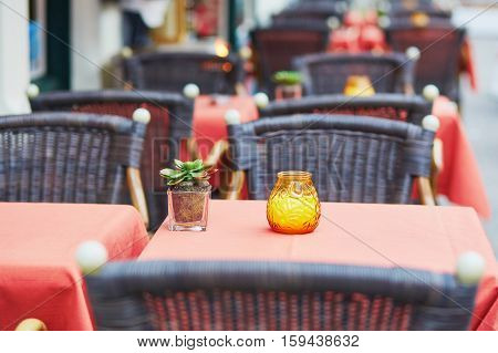 Outdoor Cafe In Brugge, Belgium