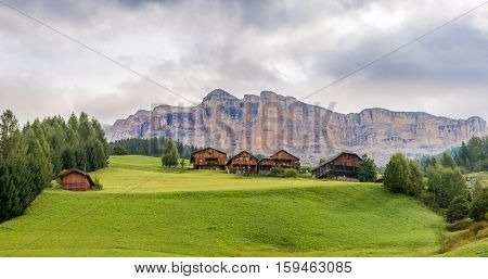 Nature of Italy Dolomites near Alta Badia