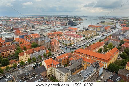View Of Copenhagen From Vor Frelsers Kirke