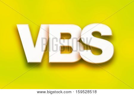 Vbs Concept Colorful Word Art