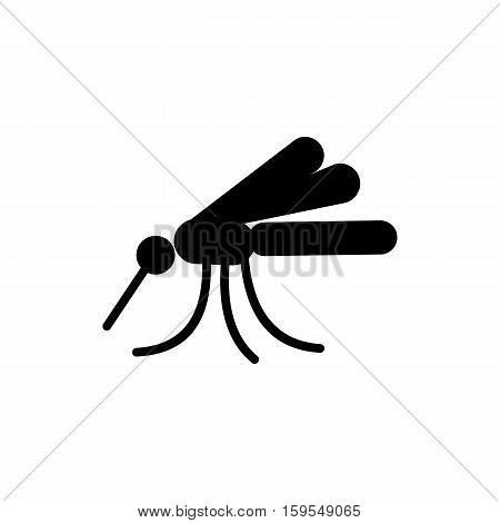 Mosquito Icon. Flat illustration isolated vector sign symbol