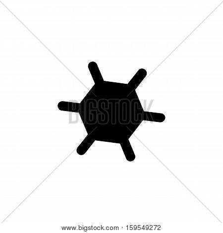 Cell Icon. Flat illustration isolated vector sign symbol